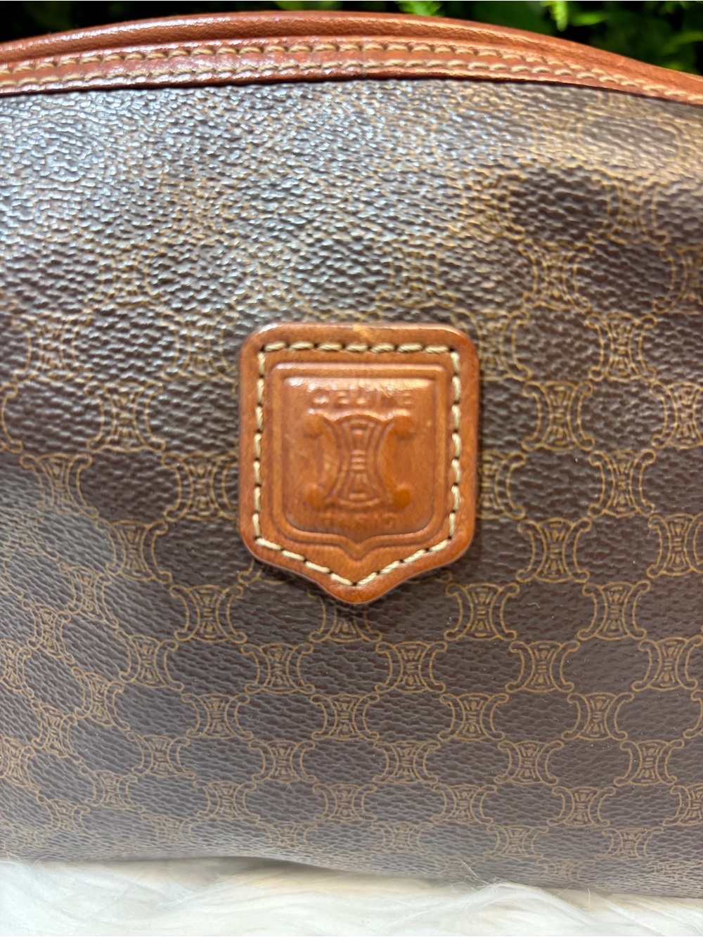 Vintage Celine Macadam Pouch - Picture 2 of 9